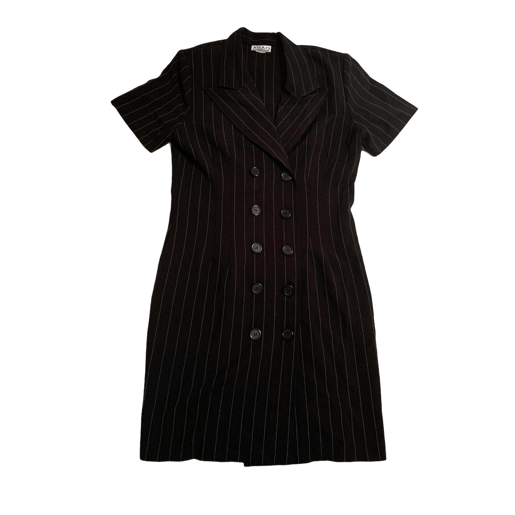 Vintage Pinstripe Suit Dress