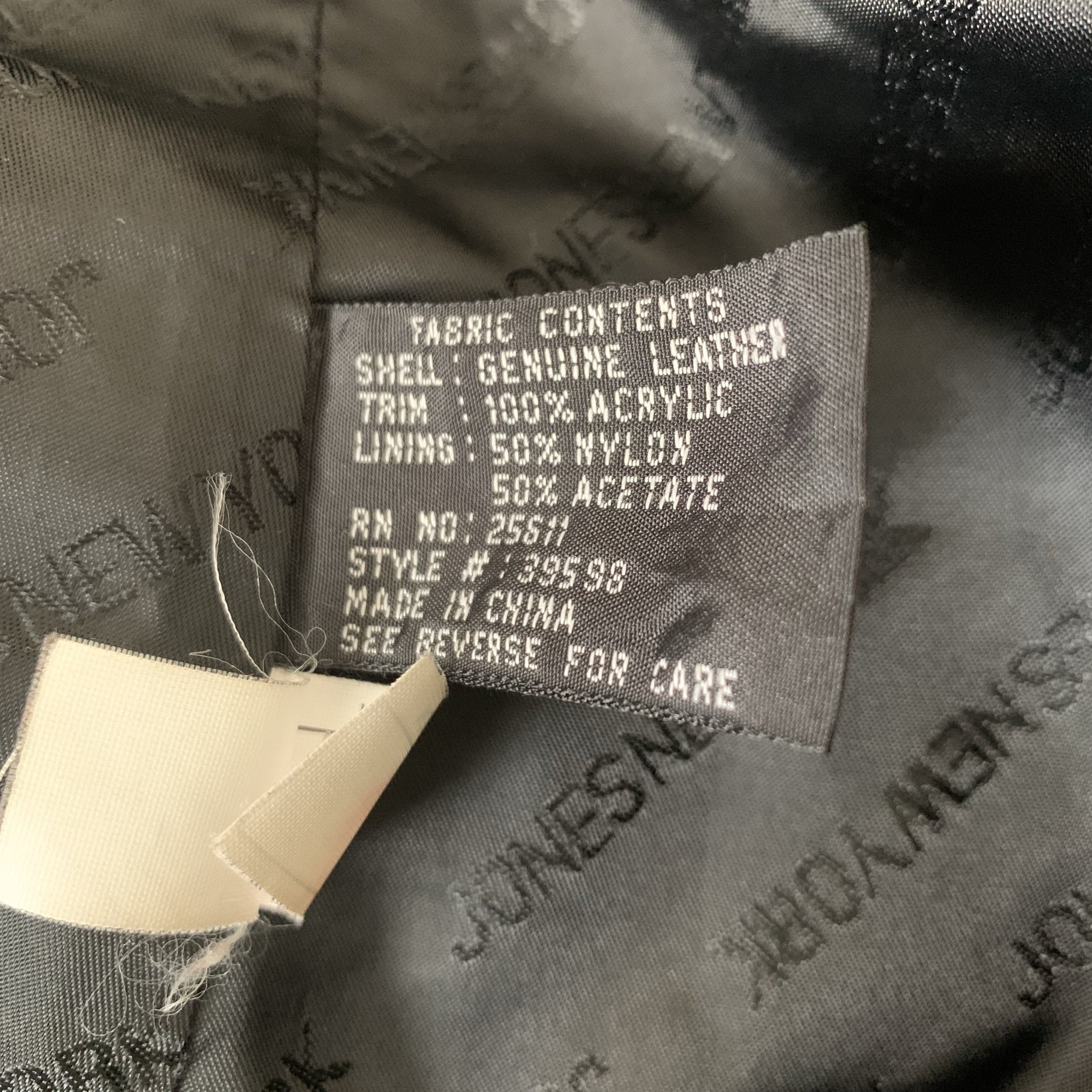 Jones New York Leather Jacket